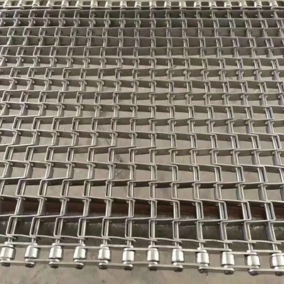 304不锈钢长城网带水草垃圾打捞传送U型网链土豆清洗马蹄链输送机图4