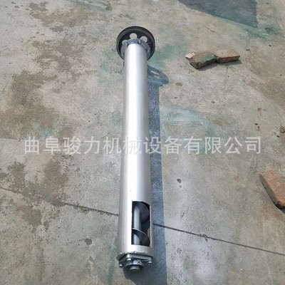 玉米倾斜式提升机 蛟龙输送机U型提升机 骏力12型 螺旋输送机图2