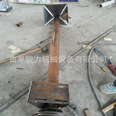 玉米倾斜式提升机 蛟龙输送机U型提升机 骏力12型 螺旋输送机图5