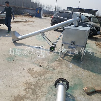 玉米倾斜式提升机 蛟龙输送机U型提升机 骏力12型 螺旋输送机图3