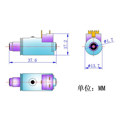 东莞硕铭 依码仕耗材墨路系统配件S4S890305044 喷码机 电磁阀图5