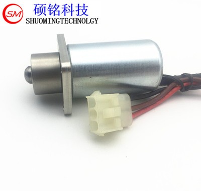 东莞硕铭电磁 售检票机 高铁屏蔽门三辊闸门转掉杆机构 电磁阀图2