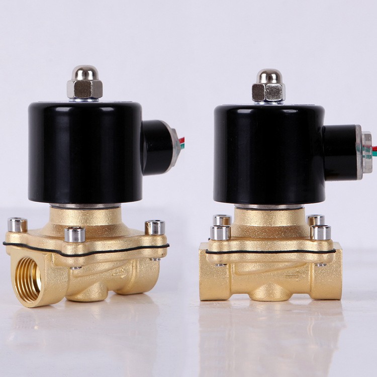 余姚三叶黄铜电磁阀开关阀220V24V水阀 丝扣阀4分6分1寸铜线圈图3