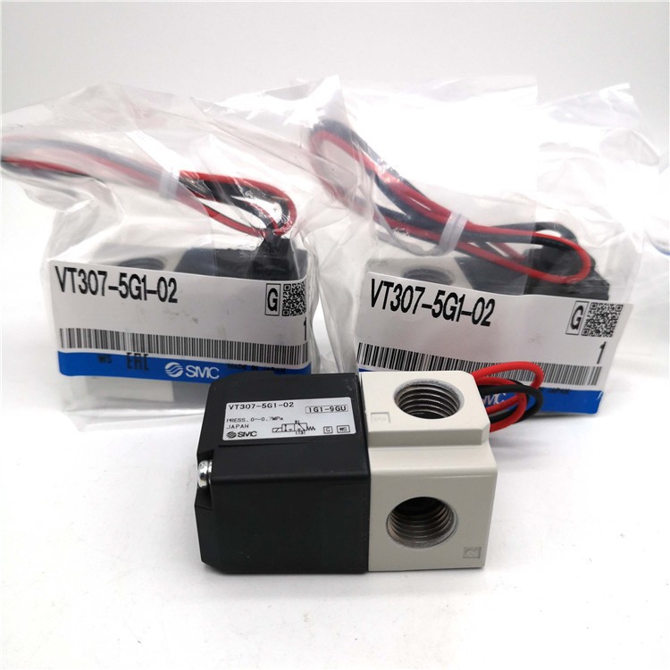 SMC电磁阀VT307-4G1-02全新3通电磁阀 直动式座阀 弹性密封图2