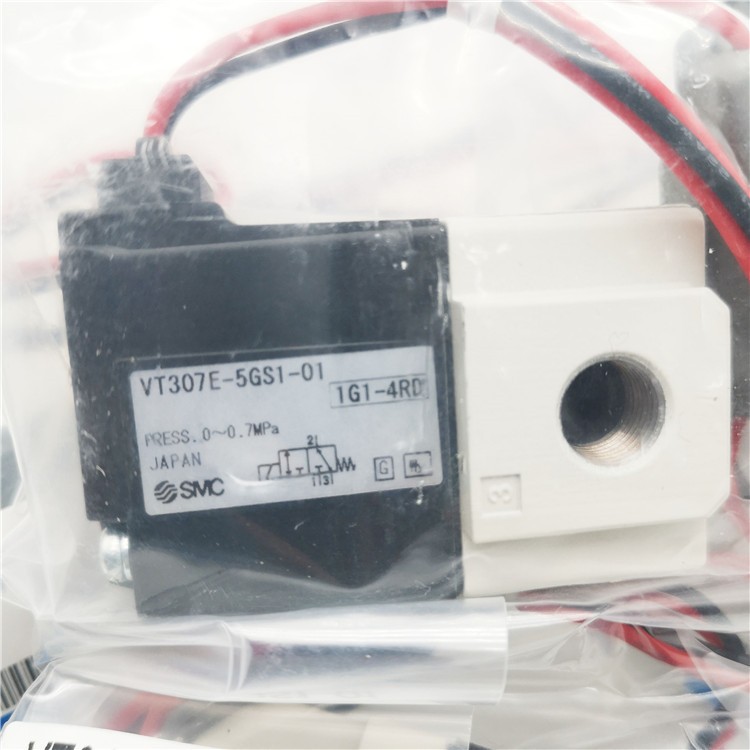 SMC电磁阀VT307-4G1-02全新3通电磁阀 直动式座阀 弹性密封图5