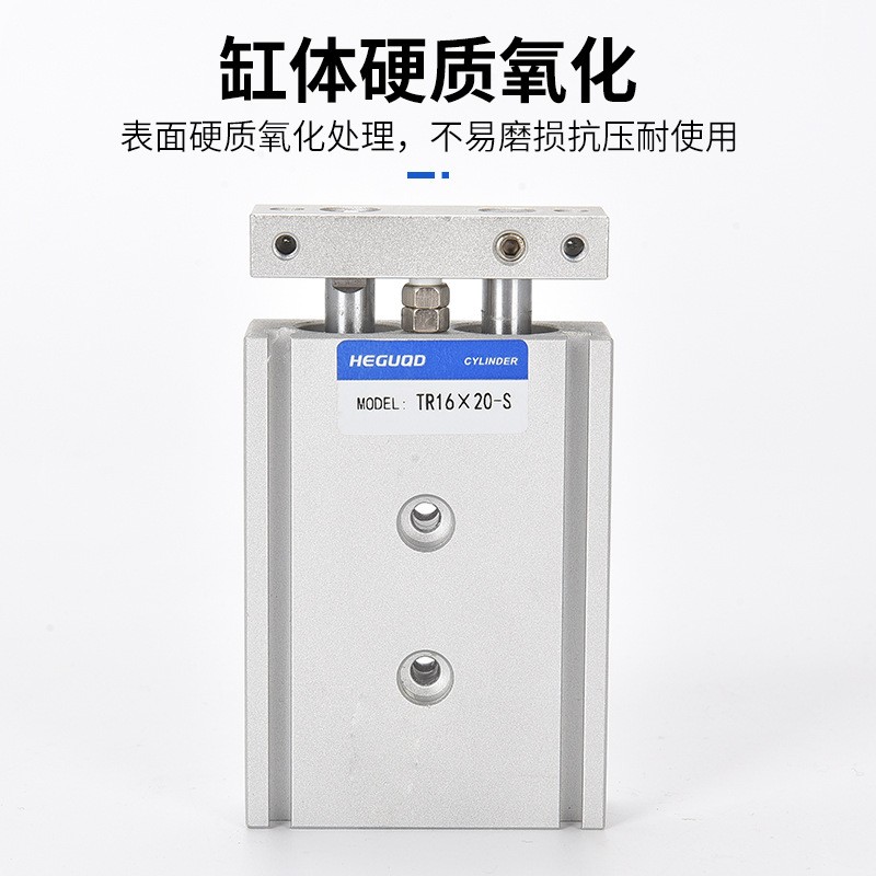 TR32双杆双轴气缸TR16X10S TR10X20S TR20X30S TR25X40S TR10图2