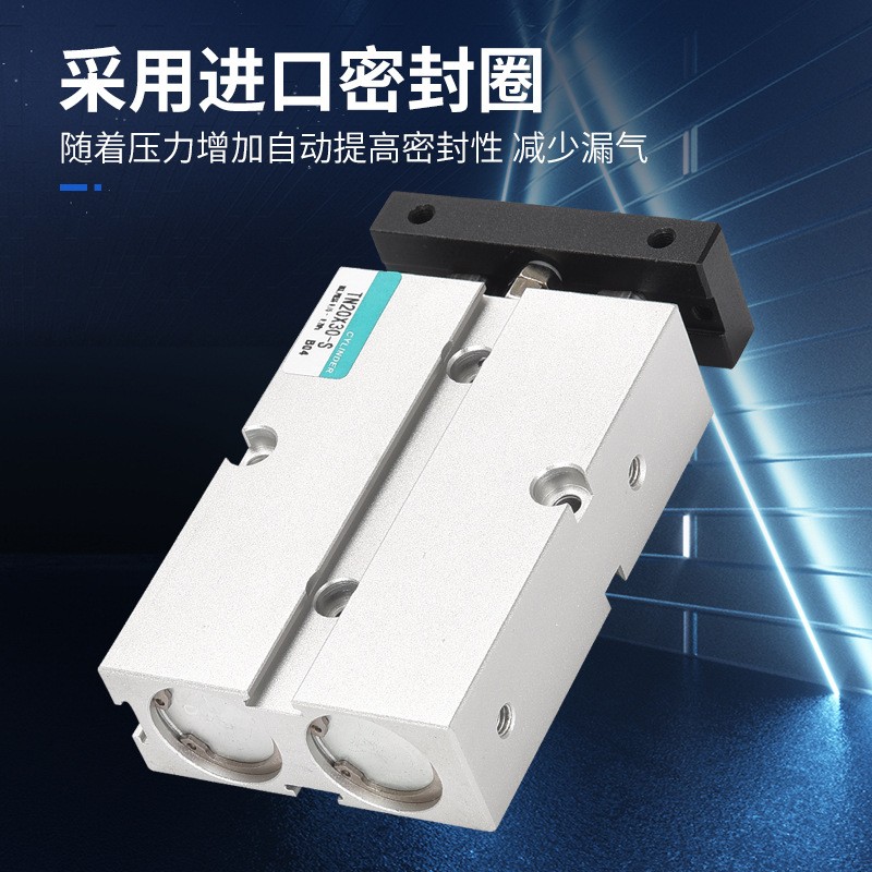 TN双轴双杆气缸TN16X10X20X30X40X50X60X70X80X90X100-25-32S- TDA图5