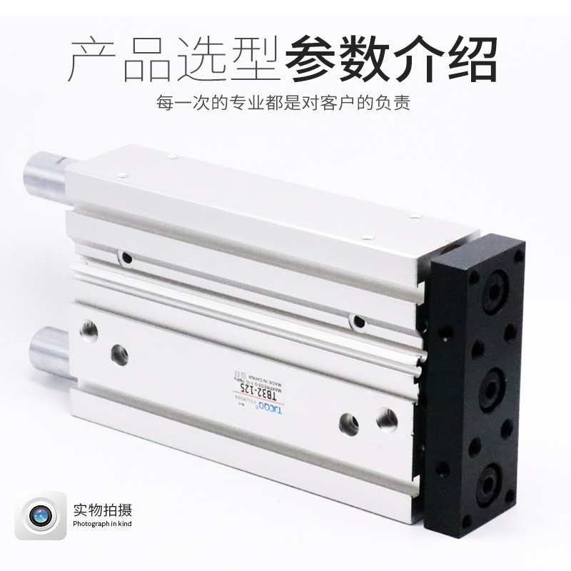 费斯托尺寸三轴三杆带导杆气缸TB25-10*20*30*40*50*60*75*80带磁图3