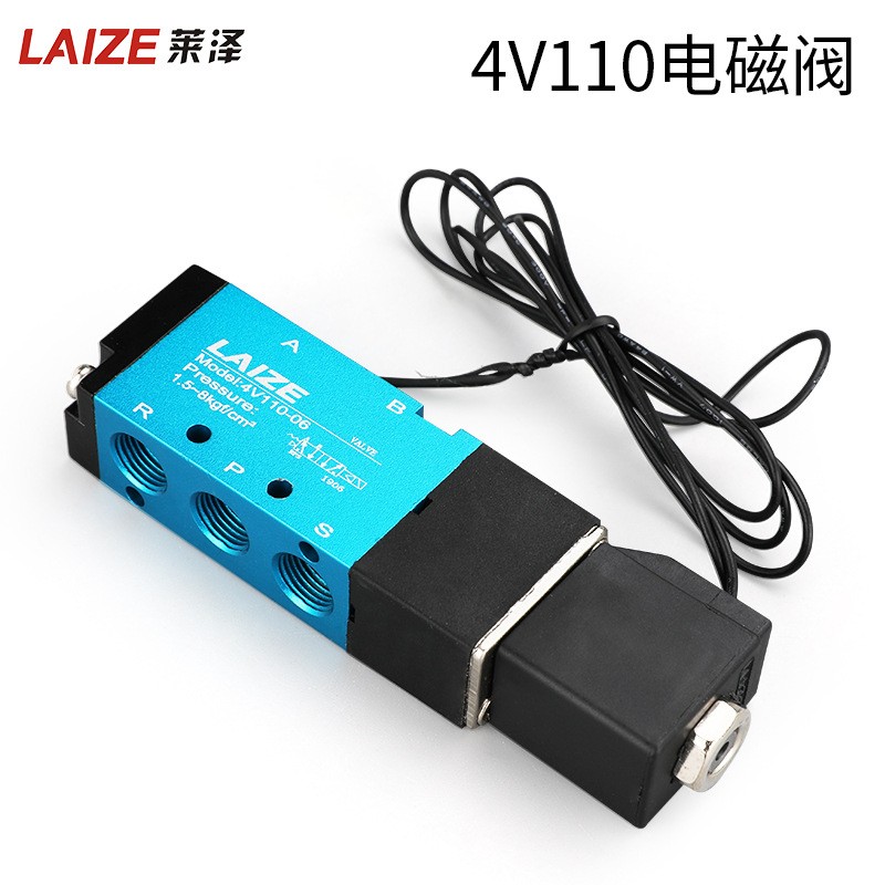 亚德客型4V210-08电磁阀DC24VAC220V4V110-064V310-10二位五通图2