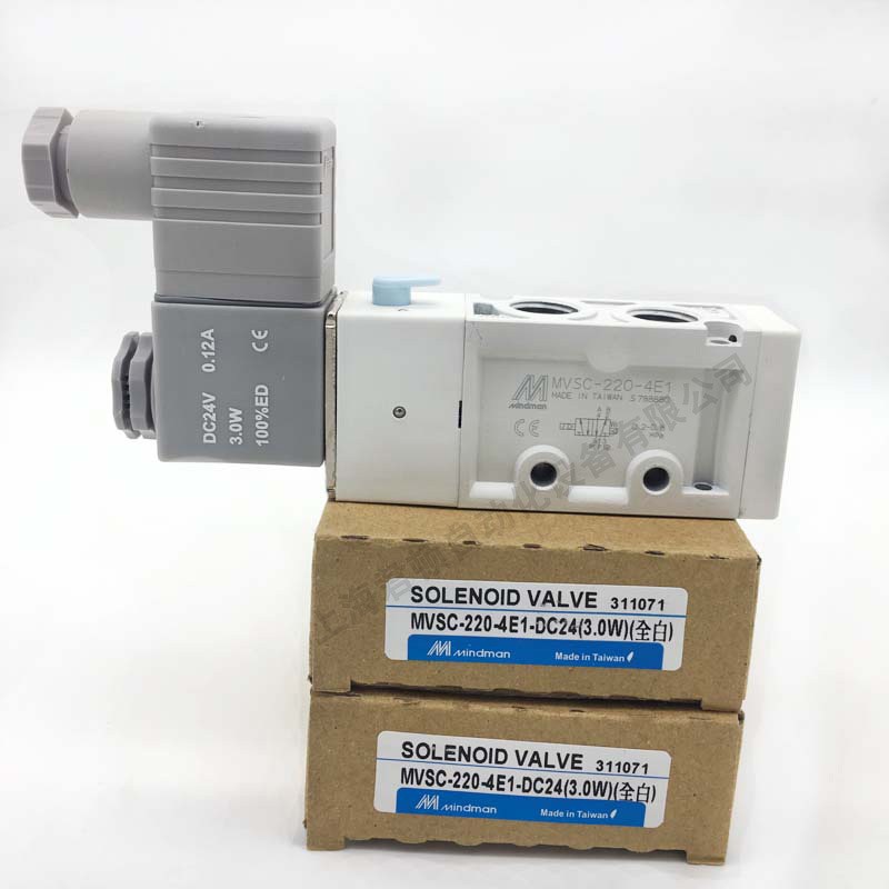 台湾金器原装换向电磁阀气控阀MVSC-220-3E1 AC220V DC24V 方向阀图4
