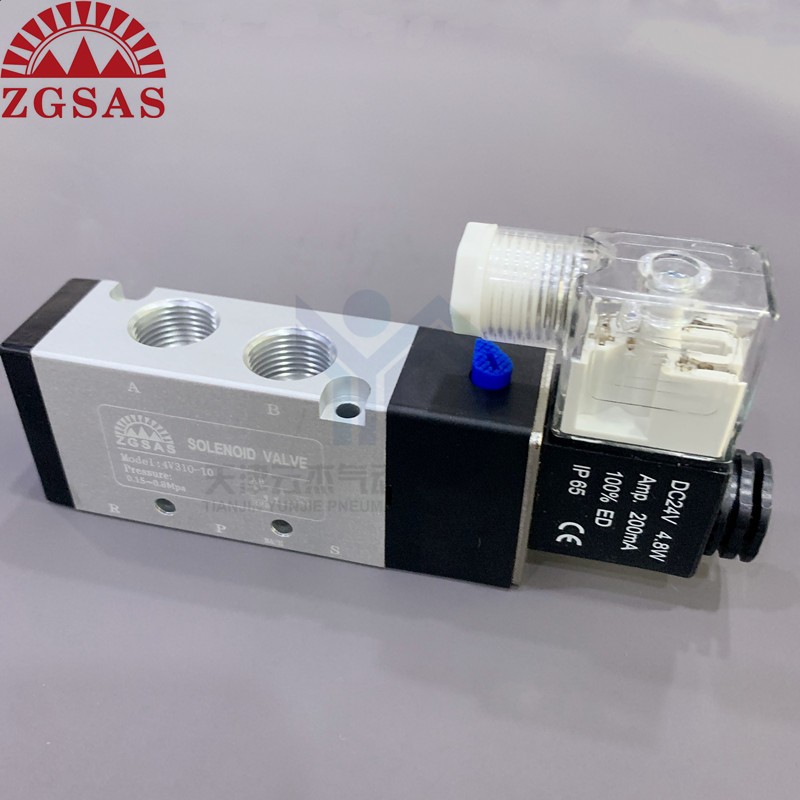 ZGSAS山耐斯气动 4V系列电磁阀4V210-08 4V310-10 4V410-15图3