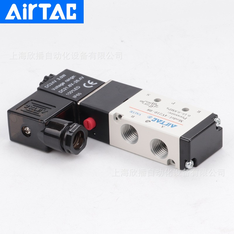 亚德客电磁阀二位五通4V210-08DC24V/AC220V4V110-06大量现货库存图4