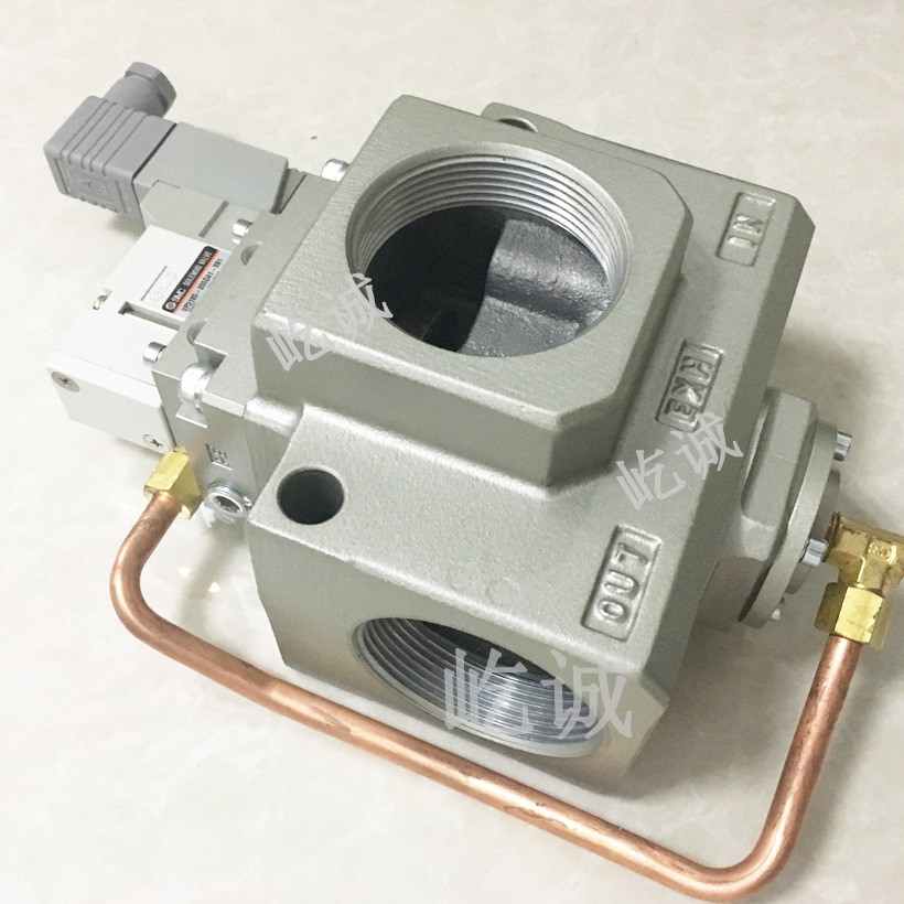 现货日本SMC大型3通电磁阀 VP3185-205DA1-X81 橡胶密封高频全新图3