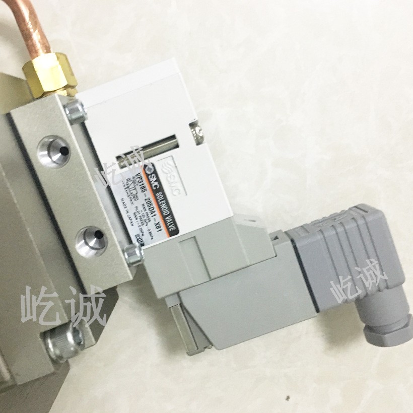 现货日本SMC大型3通电磁阀 VP3185-205DA1-X81 橡胶密封高频全新图4