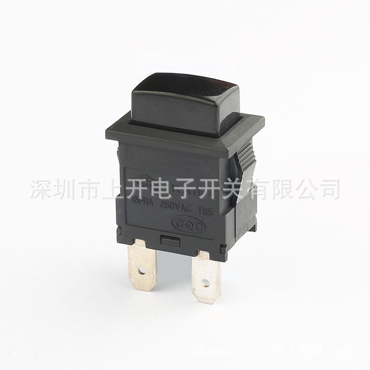 供应KA11型长方形船型按钮开关自锁4脚带灯红色图4