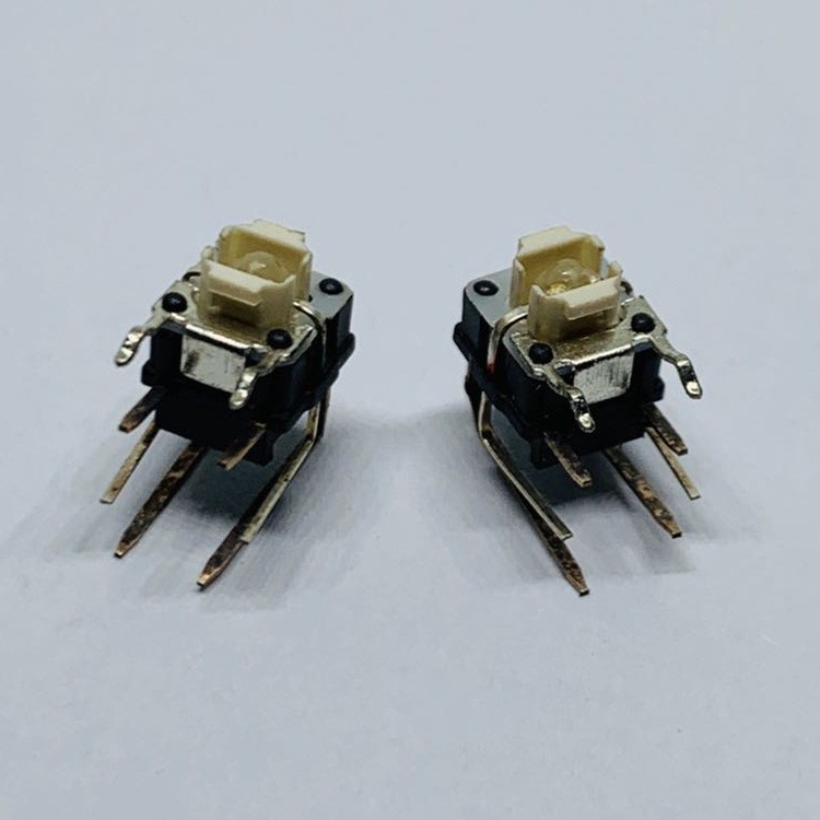 卧式带灯开关 带灯轻触开关双色灯 卧式带灯按键 双色灯轻触开关图3