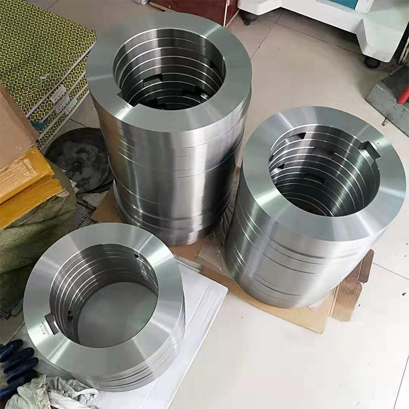 圆盘滚剪机刀片 纵剪分条刀 分条机刀片厂家 钢板分切机圆刀片图3