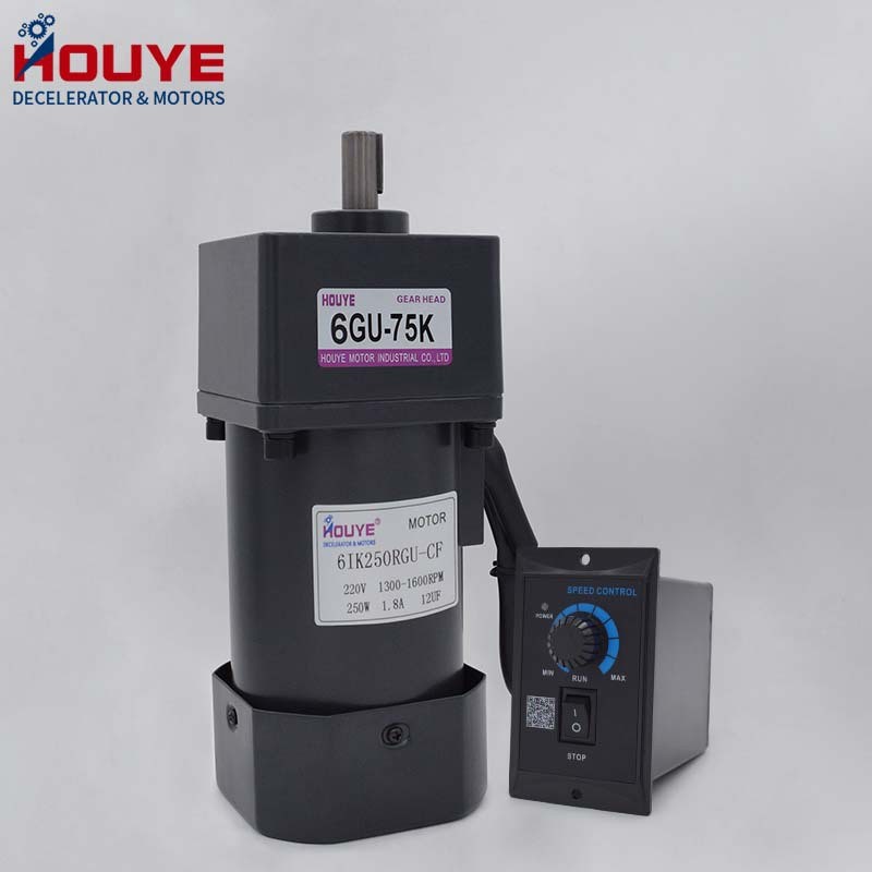 250W交流齿轮调速电机/220V减速马达定速6IK250RGU-CF三相电机图2