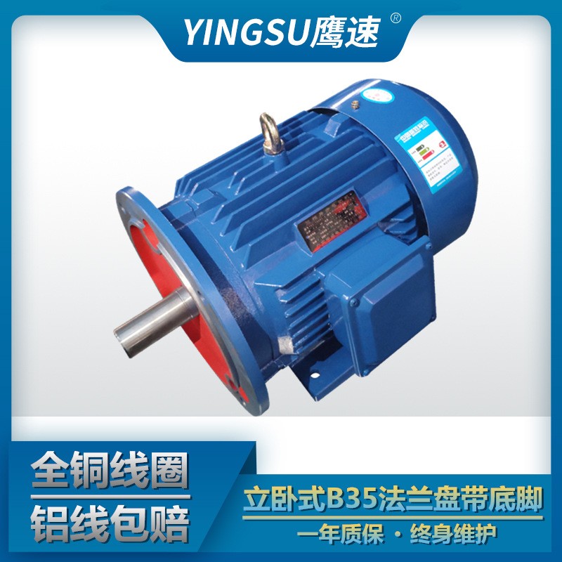 批发Y112M-4级4KW三相异步电动机 马达YE2-132S-4级5.5千瓦YX3图3