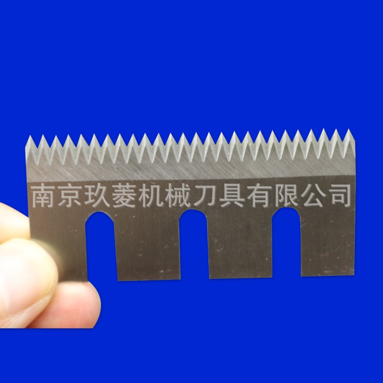 T60型包装薄膜切断齿形刀 塑料齿型切刀 包装袋切断刀片图3