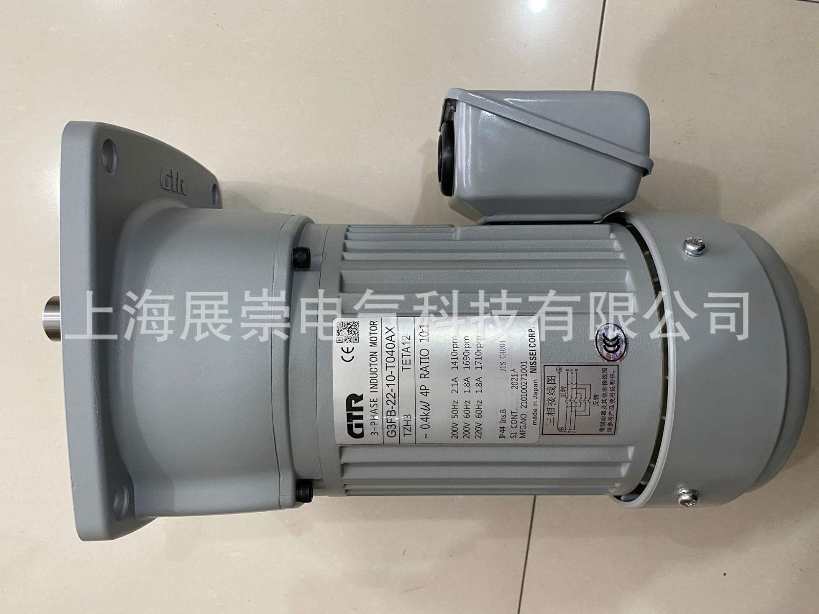 G3FB-22-T040A Nissei日精电机 GTR马达 G3FB-22-10-T040AX图3