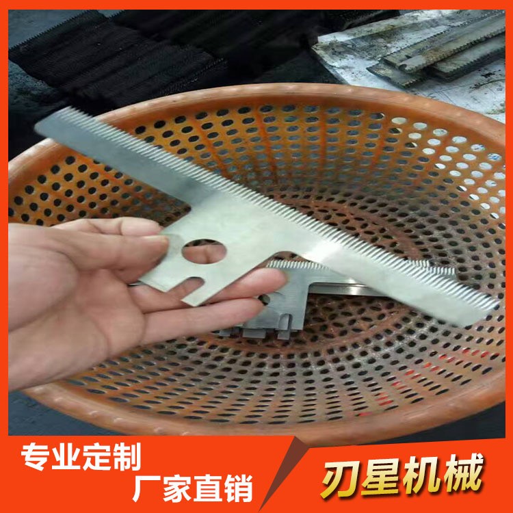 厂家直供锯齿刀片不锈钢切胶带齿形刀片高速钢齿型刀片定制图2