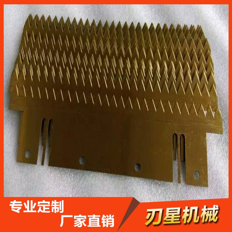 厂家直供锯齿刀片不锈钢切胶带齿形刀片高速钢齿型刀片定制图4
