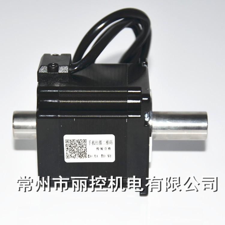 57双轴中空轴电机/加长空心轴定制/LIKO MOTOR|不锈钢轴孔径12图5