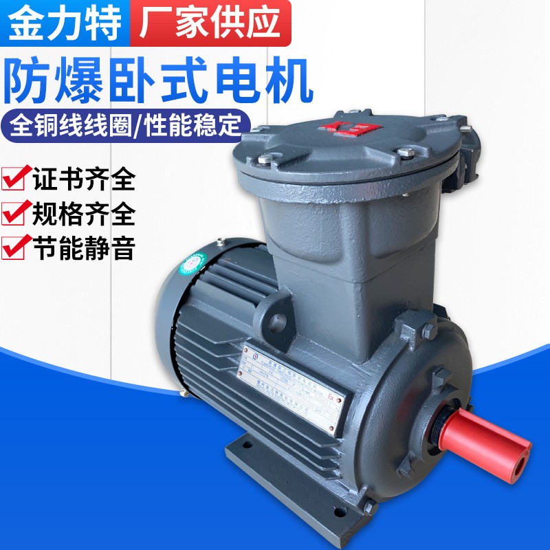 铜芯0.37KW-315KW隔爆型三相异步电动机 YB3系列轴流防爆卧式电机图3