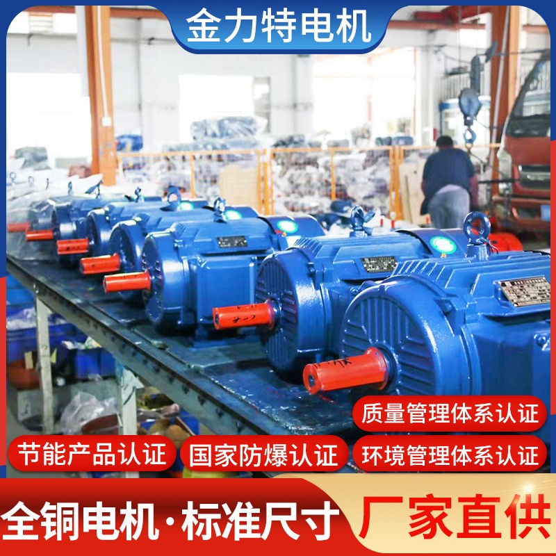 厂家直供YE2三相异步电动机1.5 2.2 7.5kw设备用风机用电机马达图4