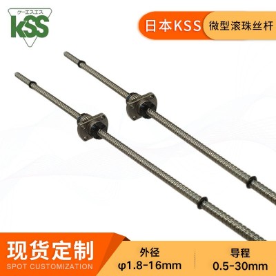 KSS微型滚珠丝杆SSRT0601不锈钢大头滚珠丝杠台阶型