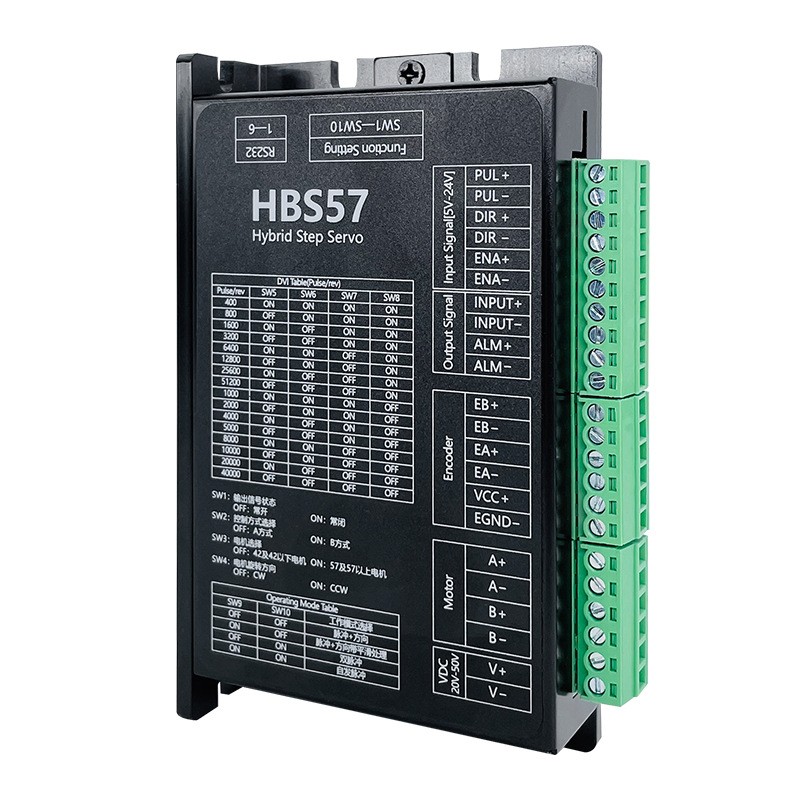 现货HBS57闭环步进电机驱动器直流混合伺服马达驱动板DC24V厂家图5