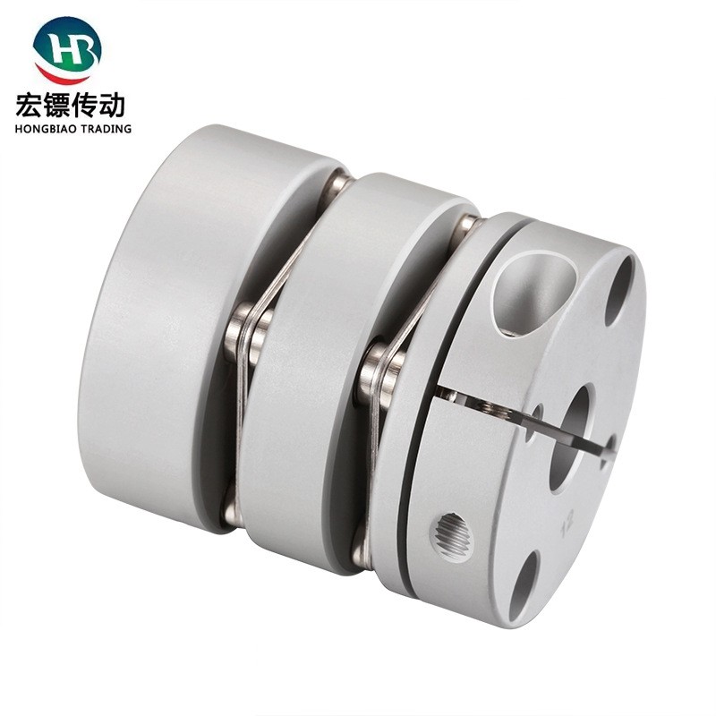 现货传动联轴器编码器弹性丝杆双膜片大扭矩高强度铝合金伺服电机图4