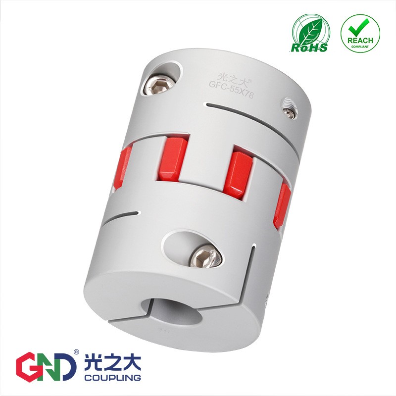 厂家直供光之大梅花联轴器 大扭矩步进伺服电机丝杆弹性连轴器GFC图5