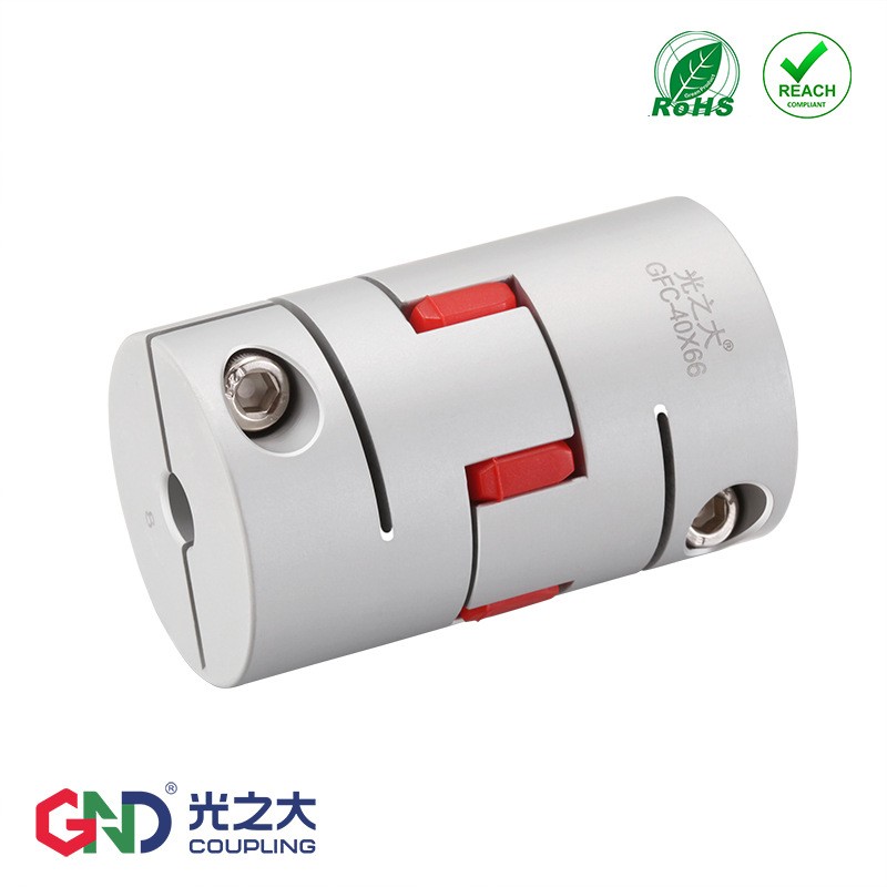 厂家直供光之大梅花联轴器 大扭矩步进伺服电机丝杆弹性连轴器GFC图3