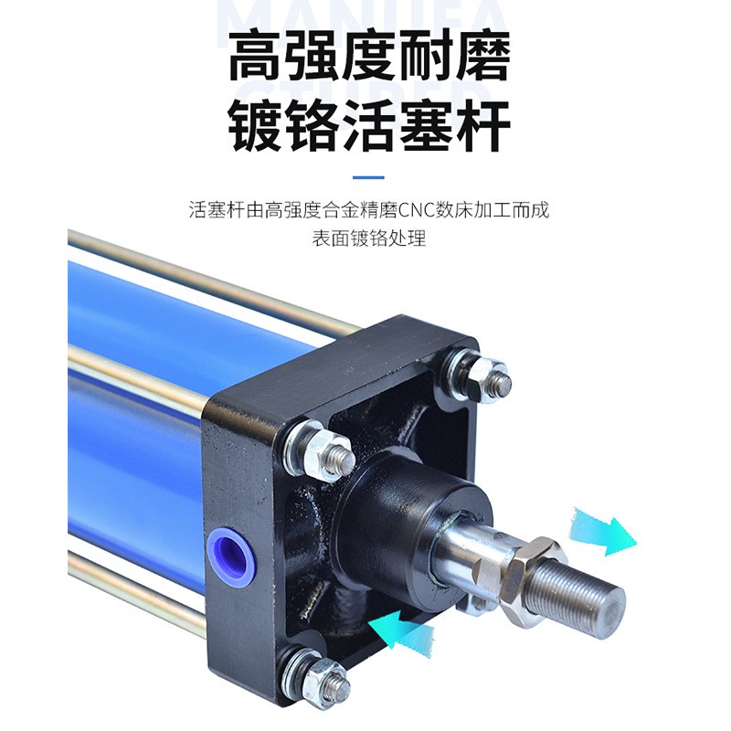 QGB重型气缸125X160X200X250气动汽缸QGA/JB大缸径 肇庆型铁气缸图2