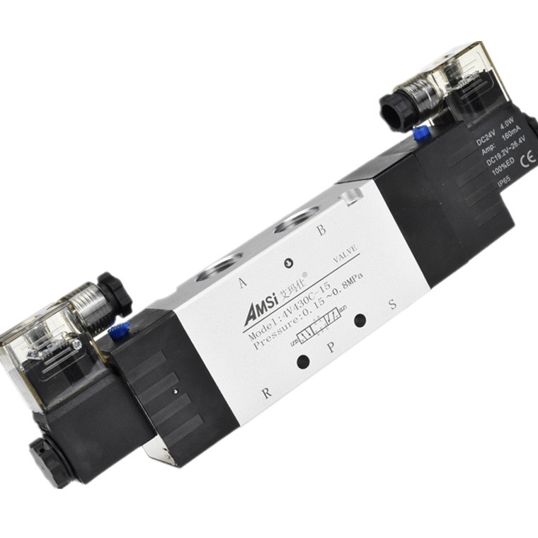 AMSi艾玛仕电磁阀4V230C-08 4V130C-06 4V330C-10 4V430C-15 气阀图4