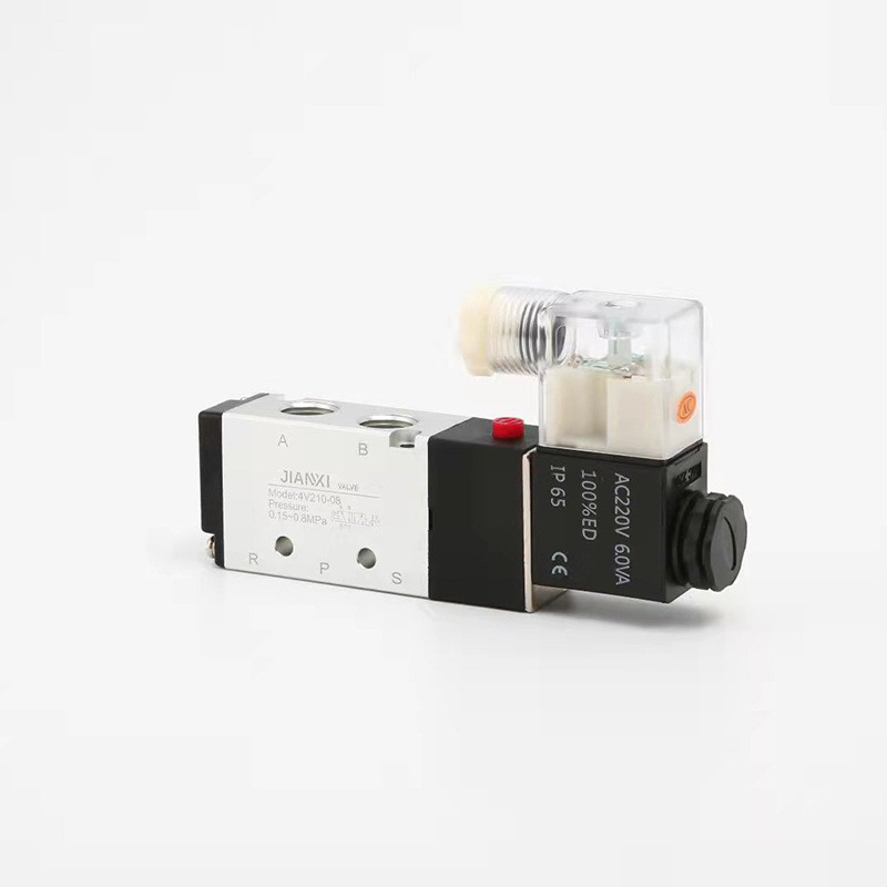 气动电磁阀4v210-08/DC12V/24V二位五通控制换向阀气缸换向开关图4