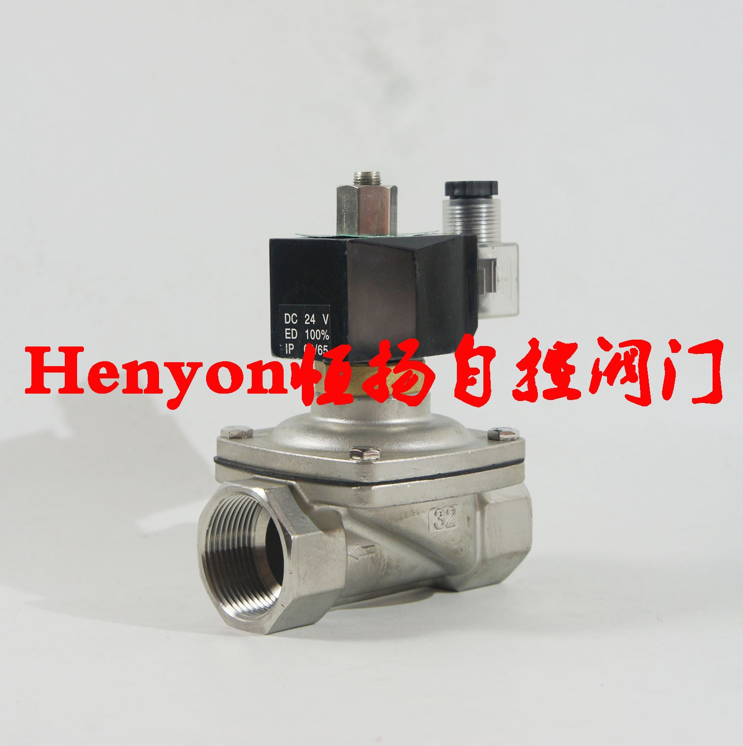 DN32不锈钢电磁阀2W320-32BK 1.2寸常开不锈钢电磁阀图3