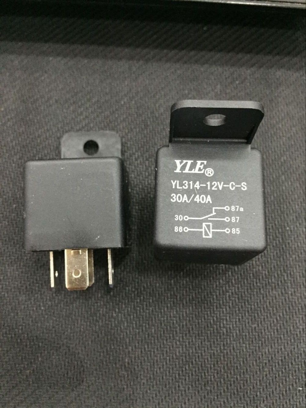 YLE继电器工厂直销 12V 40A 4脚5脚 汽车继电器 大量现货图2