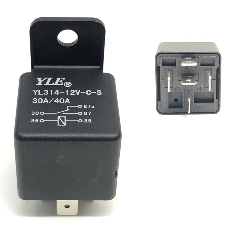 YLE继电器工厂直销 12V 40A 4脚5脚 汽车继电器 大量现货图5