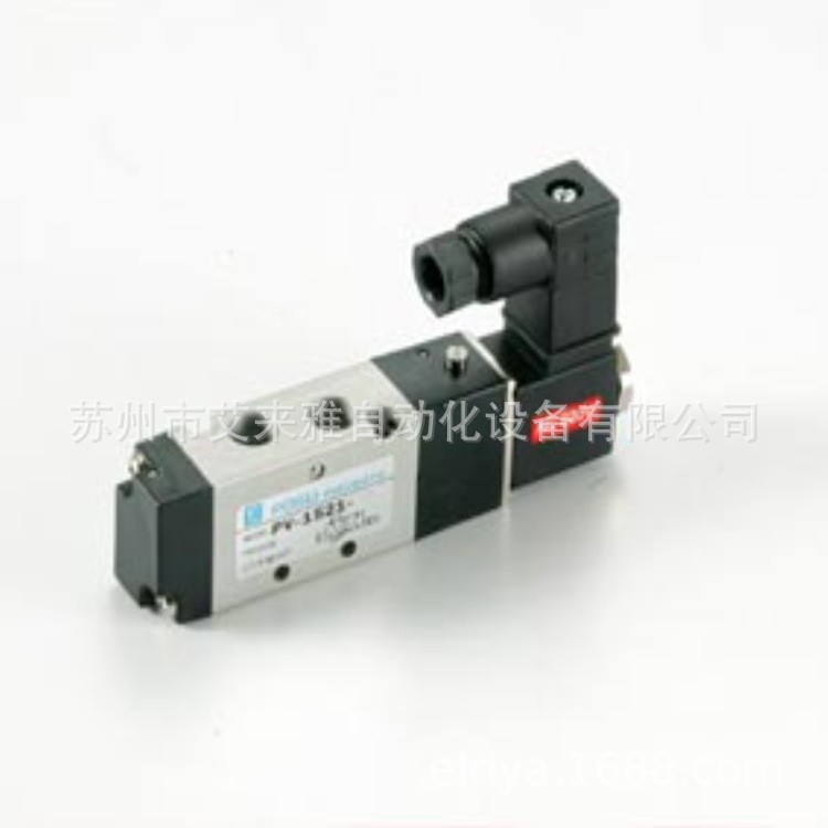 台湾POSU稳速五口三位气动电磁阀 PV-3522-B-L PV3522-F/M-X 包邮图2