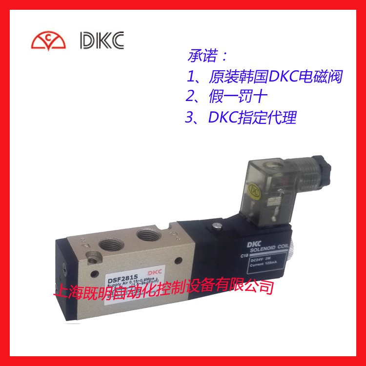 1年质保韩国DKC气动元件先导式DSF281S电磁阀 DKC指定代理商图3