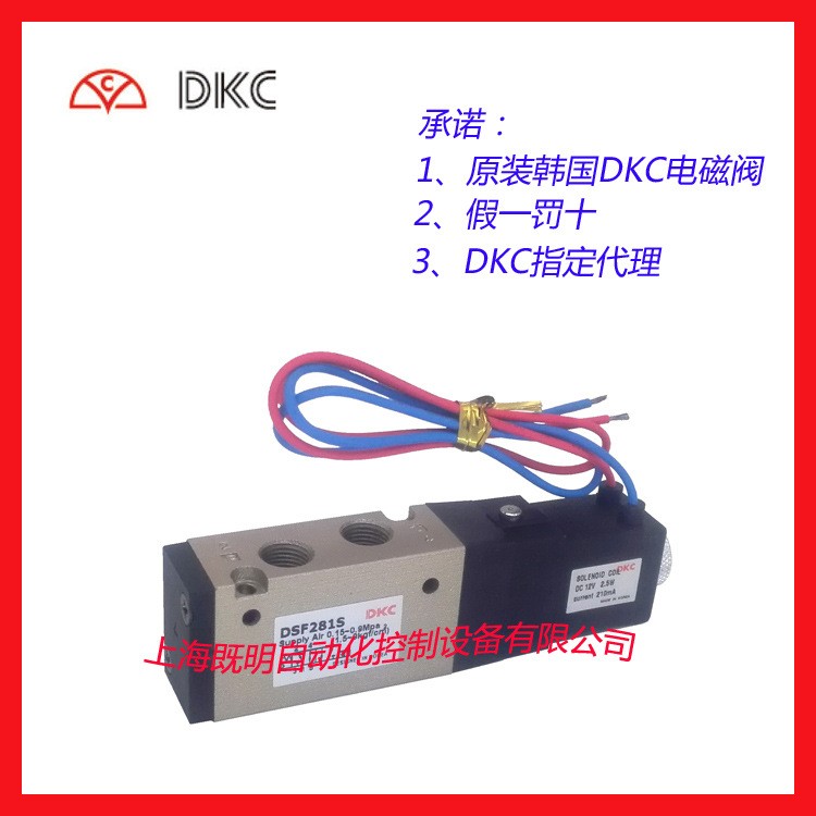 1年质保韩国DKC气动元件先导式DSF281S电磁阀 DKC指定代理商图2