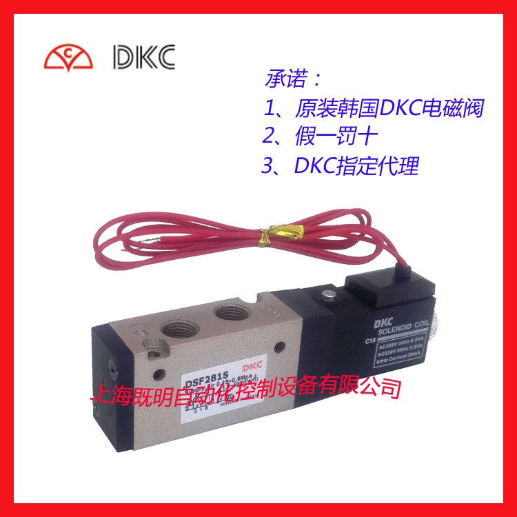 1年质保韩国DKC气动元件先导式DSF281S电磁阀 DKC指定代理商图5