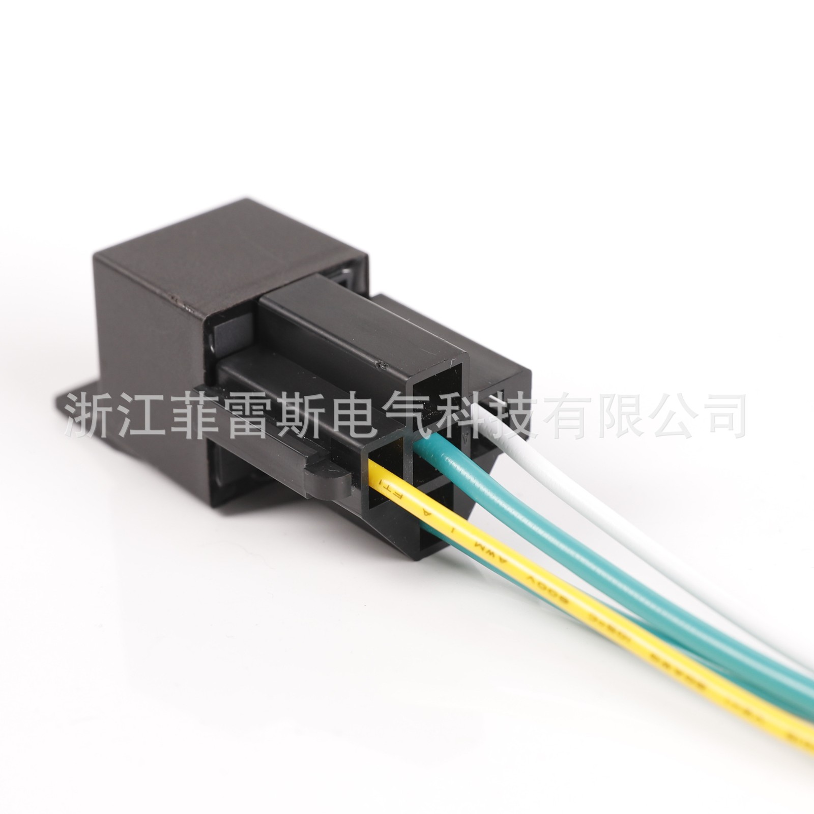 12V4脚GPS定位器防盗器远程断油断电继电器配插座带塑靠背继电器图4