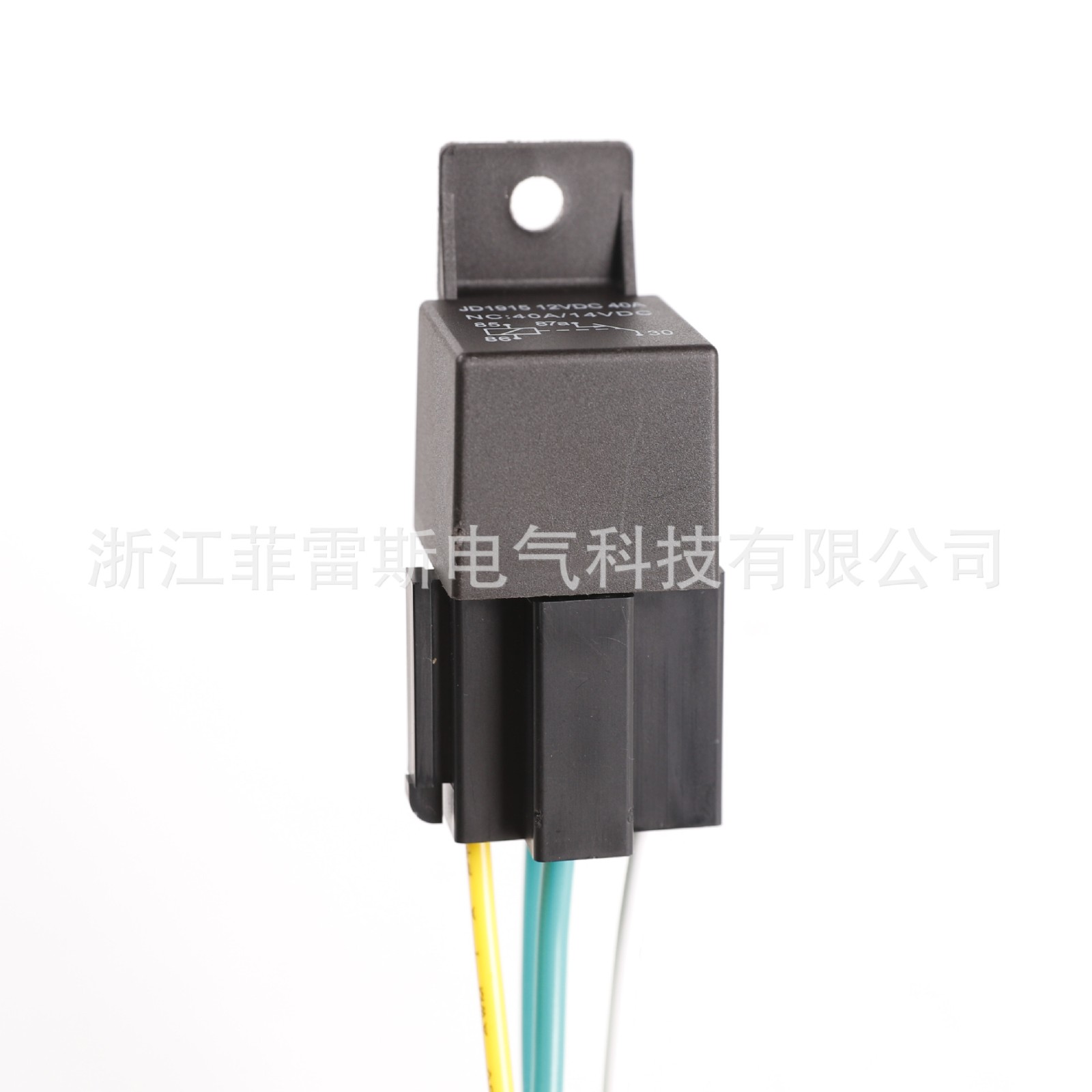 12V4脚GPS定位器防盗器远程断油断电继电器配插座带塑靠背继电器图3