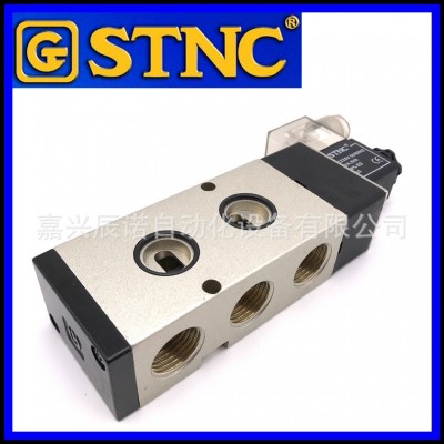 【STNC索诺天工_TG2541-15M】4分1/2贴面板式换向电磁阀侧孔4M410