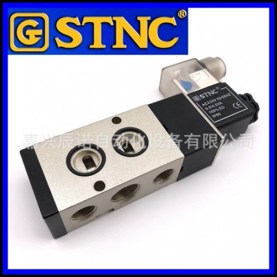 【STNC索诺天工_TG2531-10M】3分3/8气动贴面板式换向电磁阀4M310