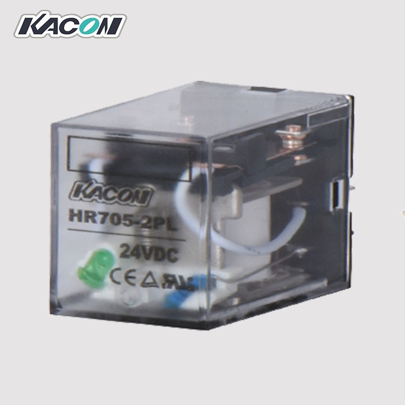 现货批发Kacon/凯昆HR705-2PL继电器两开两闭8脚 带灯 中间继电器图4